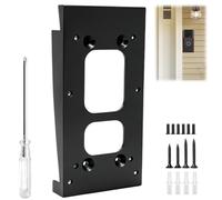 Video Doorbell Vinyl Siding Mount Adjustable Corner Wedge Camera Bracket