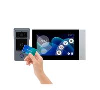 Video Doorbell Wireless, Tuya Wifi 1080P 2-Wire Smart Home Video Intercom Kit Video Door Phone 7'' IPS LCD Touch Screen Camera Doorbell Door Security D41(1to1 7 inch)