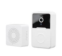 Video Doorbell Wireless,WiFi & Bluetooth Doorbell Camera with App Control,Smart Doorbell with Ir Night Vision,2-Way Audio,Real-Time Notification,Support Cloud Storage