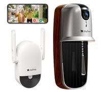 Video Doorbell Wireless with Chime,2.4/5GHz Wifi Doorbell Camera Wireless,Battery And Solar Powered,No Monthly Fee,1080P HDR,Safe PIR Motion Detection,2-Way Audio,Night Vision,180-Days Battery Life