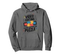 Video Editing Piecing Together The Puzzle, Film Production Pullover Hoodie