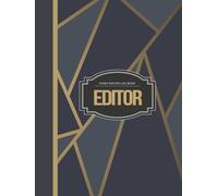 Video Editor Movies Log Book: Craft the Cut. Ideal for Editors, Post-Production Teams & Media Professionals