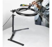Video Fill Ring Light Lamp Live 26CM Photography Lighting Phone Ringlight Tripod Stand Photo Led Selfie Bluetooth