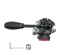 Video Fluid Head for Camera Tripod, ULANZI U-190 Mini Pan Tilt Head Panoramic Ball Head with Arca Swiss Quick Release Plate, Video Filming Equipment for Compact Camera Load up to 6.6lb/3kg