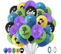 Video Game BirthDAY DecoratioNS for Girls Boys- 32pcs Game BirthDaY BallOons DecorationS, Latex Balloons for Kids, Happy BirthDay Gaming Balloons, Party BalloonS Supplies for Happy BirthDay Decoration