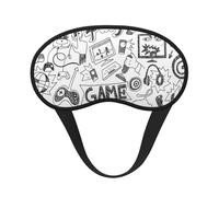 Video Game Boys Sleeping Mask for Adults Blackout, Comfortable Eye Mask Blocking Light for Travel, Yoga
