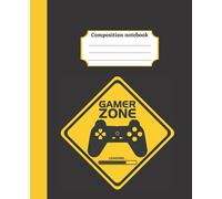 Video Game Composition Notebook: Wide College Ruled Paper Notebook Journal, 7.5 x 9.25, 100 Pages | Gamer, Blank Lined Workbook For kids, teens, ... Writing Notes Journal (Composition Notebooks)