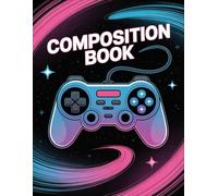 Video Game Controller Composition Book: 120 Pages Notebook, with Pastelcartoon Cover Design, ideal for Ideas, Creative Writing, Drawing, Girls, ... Cover Design, ideal for Ideas, Cr