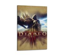 Video Game Diablo Poster2 Poster Decorative Painting Canvas Wall Posters And Art Picture Print Modern Family Bedroom Decor Posters 24x36inch(60x90cm)