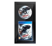 Video Game Display Frame Compatible with PS5/PS4/PS3 Game Case and Disc, with EVA Foam Lining & Black Flocked Fabric, Gaming Picture Frame, Gaming Room Decor, 8"x15"