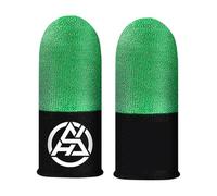 Video Game Finger Sleeves, 2pcs Glossy Fingertip Sleeve, Breathable Thumb Guards | Mobile Gaming & Tablet Accessories, Touch Screens E-Sports Devices, Fluid Controls