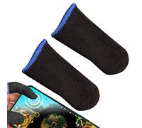 Video Game Finger Sleeves,Mobile Phone Game Thumb Finger Protector | Sweat-proof Slip-proof Carbon Fiber Thumb Sleeves for Mobile Phone Tablet Devices
