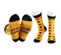 Video Game Inspired Socks Send Dudes Novelty Socks Gamer Gaming Gift Playing Video Game Gift (UK, Alpha, One Size, Regular, Regular, Send Dudes UK)