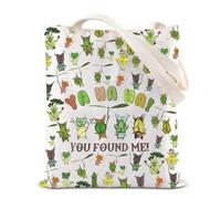 Video Game Lover Gift Gamer Fans Tote Bag Korok Plant Shoulder Grocery Bag Korok Gift Tears Kingdom Cosplay Gift (YA HA UK2)