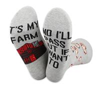 Video Game Merch Socks Pelican Town Merch It’s My Farm Novelty Socks for Gamer Farming Chicken Gift (MY FARM socks)