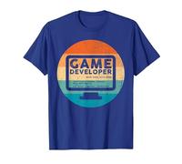 Video Game Programming Coding Games Developer T-Shirt, Men, Royal Blue, Medium