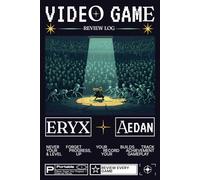 Video Game Review Log: Record, Rate & Review Every Game in Summaries | Gaming Journal - Write Every Thoughts, Difficulty and Notes. Tracker Notebook for Gamers, Streamers and Content Creators.
