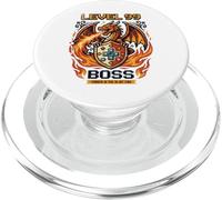 Video Game Vintage Retro Gaming Arcade 80s Dragon PopSockets PopGrip for MagSafe