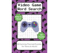 Video Game Word Search Puzzle Book: Word Searches with Easy to Read Print about Video Games, Retro Games, Classic Games, and More | 6x9, 110 pages | ... Gift for Vacations, Holidays and Free Times