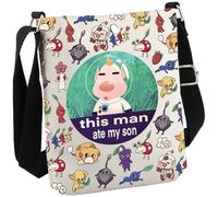 Video Gamer Gift Game Character Merchandise Gaming Lover Gift This Man Ate My Son Video Game Crossbody Bag (Ate My Son CB EU)