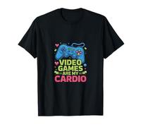 Video Games are My Cardio Funny Gamer Gaming T-Shirt