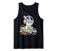 Video Games Easter Bunny Gamer Funny Easter Tank Top