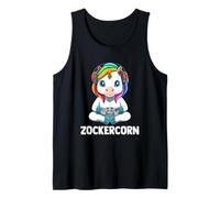 Video Games Gambling - Gaming Unicorn Tank Top