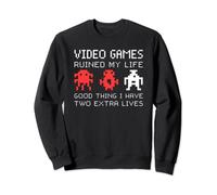 Video Games Ruined My Life - Classic Video Console Sweatshirt