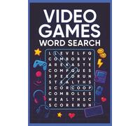 Video Games Word Search: Levels, Bosses & Quests | Retro to Next-Gen - Controllers, Consoles & Game Terms | Arcade & PC Lingo