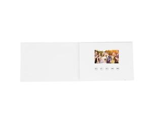 Video Greeting Card, 720P HD Customizable Video Book for Father's Day Mother's Day, 256MB USB Video Brochure Video Album, Christmas, Wedding, Anniversary, Marketing (4.3 Inch 500mAh Li Ion Battery)