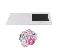 Video Greeting Card with LCD Screen, Electronic Video Brochure, 720P HD Video Playback with 128M Memory, Portable Advertising Solution for Anniversary Birthday Business Promotion (10inch)
