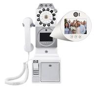 Video Guest Book for Weddings, 1080P Recording Antique Telephone, 64GB Memory for Memorable Party Occasions