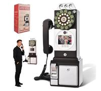 Video Guest Book Phone, Retro Voice Recorder with Lens for Recording Messages, Perfect for Weddings, Birthdays, Bridal Showers, Anniversaries, and Special Events