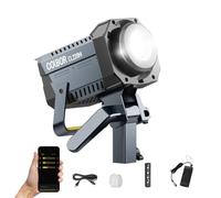 Video Light, COLBOR CL220M Lite 220W Continuous Lighting 5600K Daylight CRI96+ 10,800Lux@1m COB Light with Bowens Mount, Video-Light-Studio-LED-Photography【Bag and Reflector NOT included】
