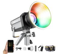 Video Light, COLBOR CL220R RGB 250W(Max) Continuous Lighting M/G Balance 2700~6500K CRI97+ Studio Light with Bowens Mount 13 Light Effects for Film Live, Video-Light-Studio-LED-Photography