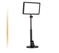 Rollei Lumis Key-Light, LED Video Light with Table Tripod and Remote Control on Cable Large Bi-Colour Desktop Light with 192 Dimmable LEDs (96 Warm White + 96 Cool White)