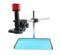 Video Microscope Camera 4K 1080P USB HDMI I_MX337 Electronic Digital Industrial Video Microscope Camera 180X 300X C Mount Lens For Repair Soldering (Color : B, Size : 300X)