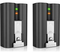 Video Rechargeable Battery - 6040mAh Replacement for Video Doorbell 2, Doorbell 3, Spotlight Cam, Video Door View Cam and Stick Up Cam, 2 Packs(No USB Cable