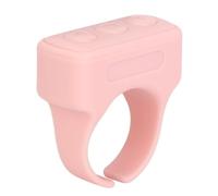 Video Recording Page Turner, Remote Scrolling Clicker Compatible with with Selfie Button for Presentation & Home Use (Pink)