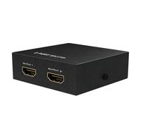 Video Splitter with 1 Input and 2 Outputs | 4K High Speed 1 Input 2 Outputs - TV Divider for Extended Display Screen - for Screen Mirroring Laptop TV Projector