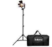 Video Spotlight Fresnel Tungsten Continuous Lighting Kit, 150W Spotlight with Tripod Bag and Light Stand, Fill Light for Studio YouTube Product Photography Microfilm Shooting, One Set