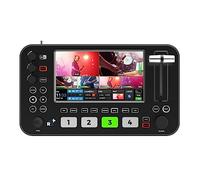 Video Switcher for Live Streaming Multi Camera Mixer, 1080P 60Hz HDMI Input Output, Audio Switcher, Support Recording