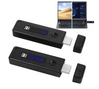 Video Transmitter Receiver | Plug & Play Wireless Transmitter Receiver | Transmission System Stable Display Support for Electronics Laptops Computers Projector Home Offices