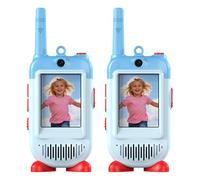 Video Walkie Talkies for 2 Pack Rechargeable Walkie Talkies (Blue)