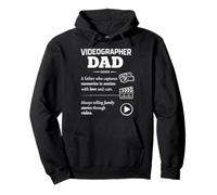 Videographer Dad Video Creator Father Family Memories Pullover Hoodie