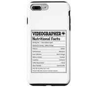 Videographer Nutritional Facts Video Production Director Case for iPhone 7 Plus/8 Plus