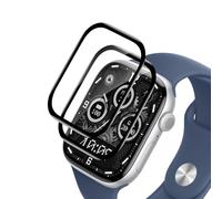VideoSecu Pack of 2 Tempered Glass for Apple Watch Series 10, 46 mm Screen Protector, Self-Healing Protective Glass, Ultra Thin 0.2 mm, Bubble-Free, Oil-Proof & Scratch-Resistant Protective Glass