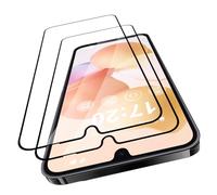 VideoSecu Pack of 2 Tempered Glass Screen Protectors for Samsung Galaxy A14, 9H Hardness HD Bubble-Free Tempered Glass Screen Protector - 100% Touch Accuracy, Scratch-Resistant, Oil-Free, Full