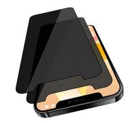 VideoSecu Privacy Screen for Tempered Glass for iPhone 12 Mini Screen Protector, Pack of 2 9H Hardness HD Bubble-Free Anti-Spy Screen Protector Touch Accuracy Privacy Screen Protector Scratch