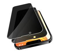 VideoSecu Privacy Screen for Tempered Glass for iPhone 16e Screen Protector, Pack of 2 9H Hardness HD Bubble-Free Anti-Spy Screen Protector Touch Accuracy Privacy Screen Protector Scratch Resistant